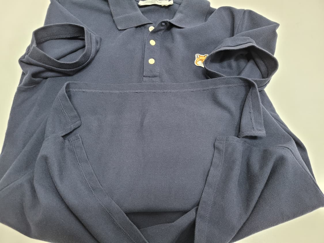 메종키츠네 22SS 폭스 헤드 패치 클래식 폴로 티셔츠 / 남 100  상품이미지7