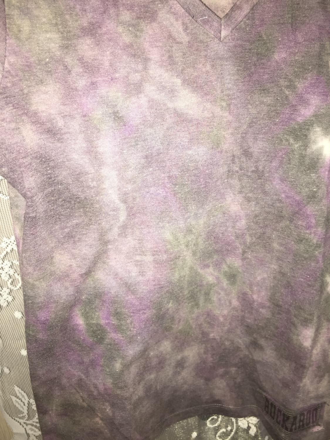 버카루 타이다이 빈티지 브이넥 반팔티셔츠 상품이미지3