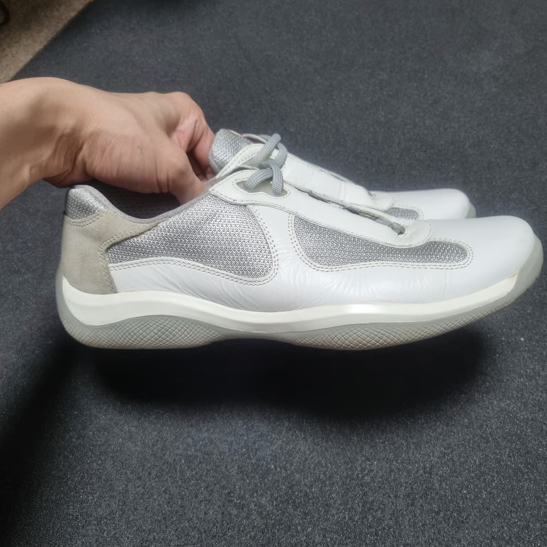 프라다 아메리칸컵 화이트 uk8 상품이미지3