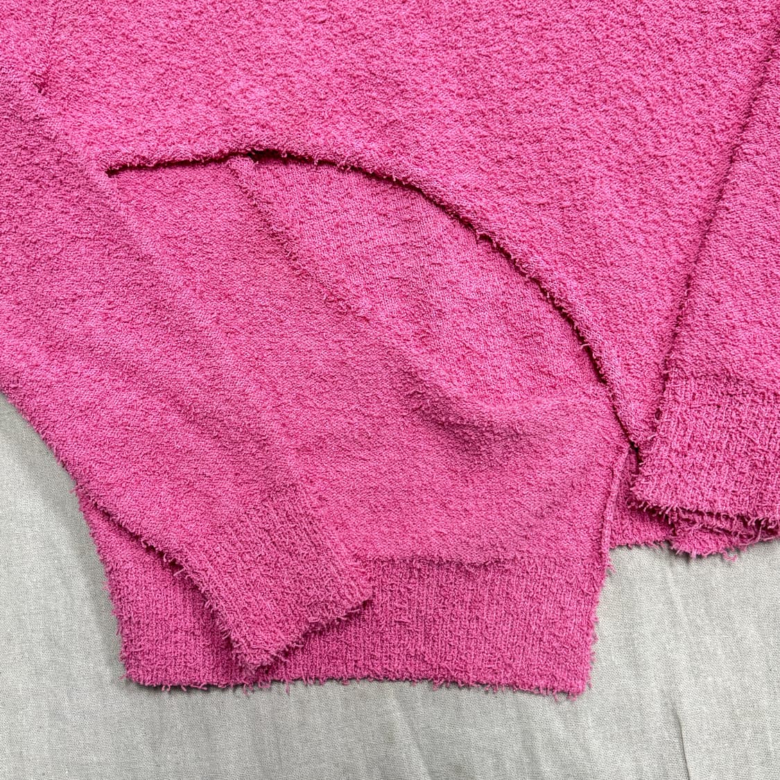 마뗑킴 부클 언발 니트 F 상품이미지3