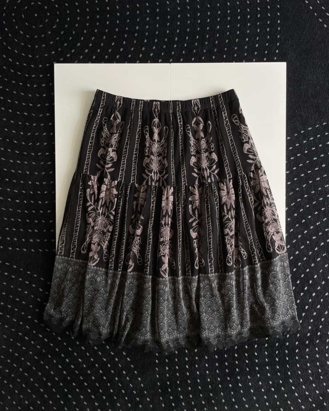 patterned skirt 상품이미지2