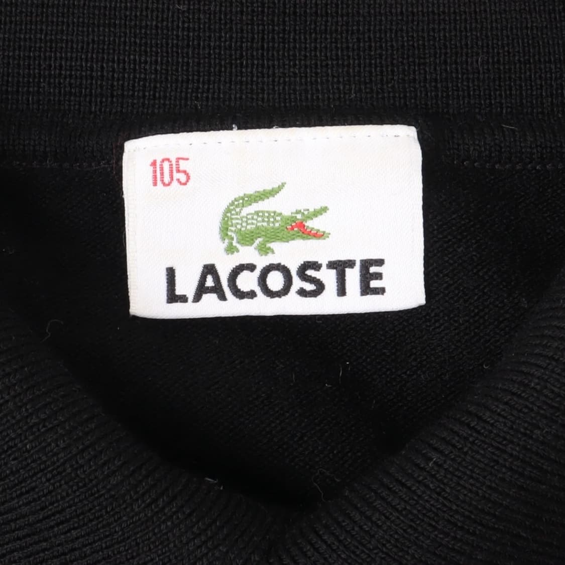 라코스테 블랙 버튼업 카라 울 니트 상품이미지8