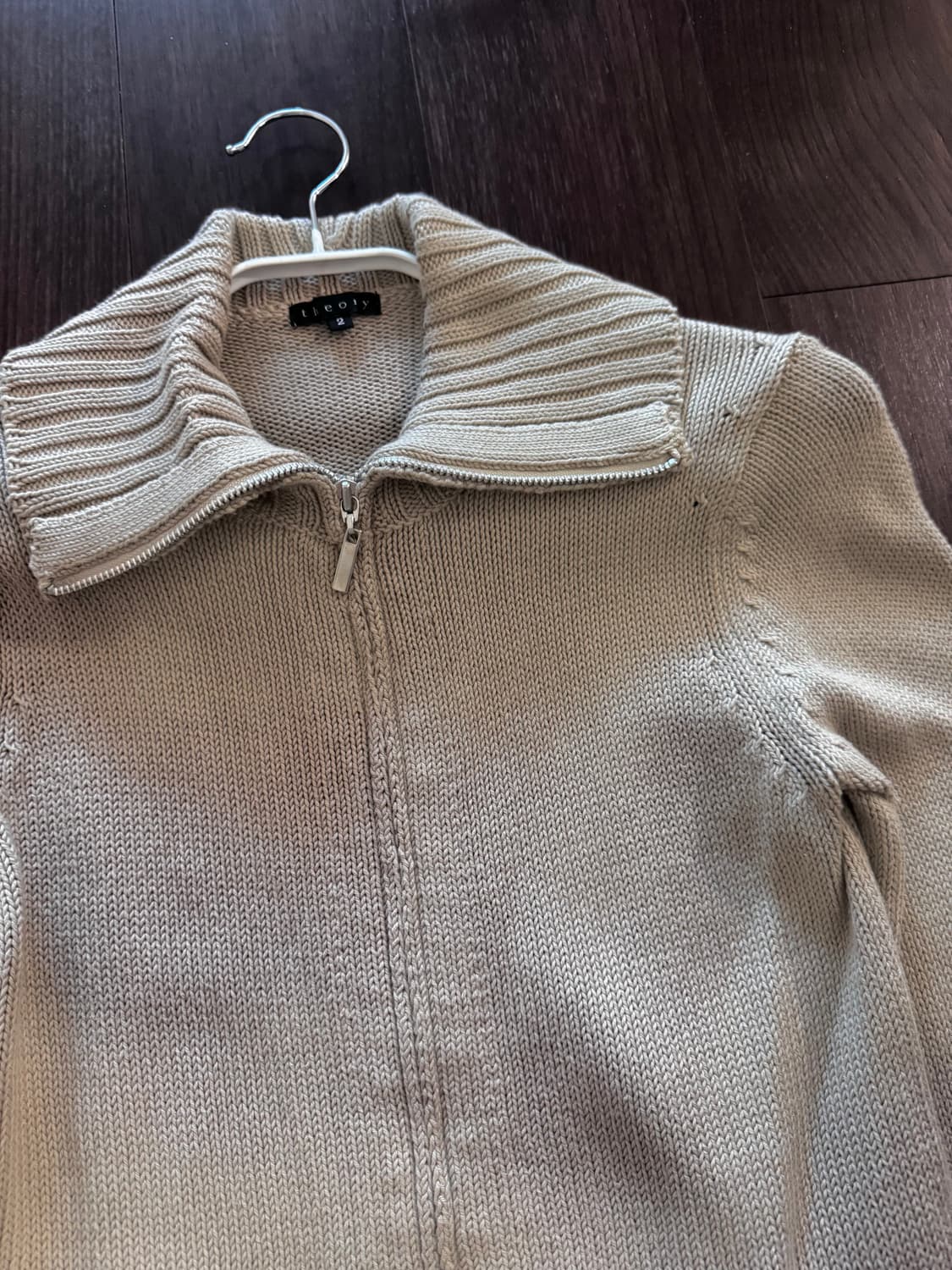 띠어리 투웨이 니트 집업 가디건 상품이미지2