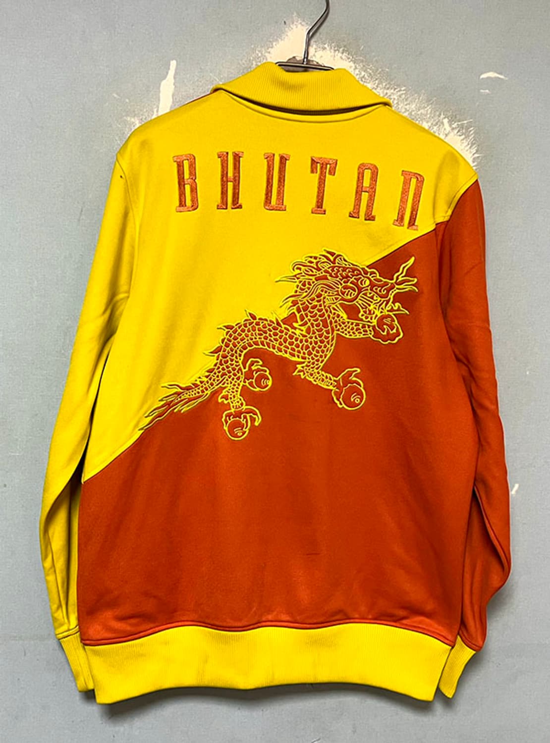 아디다스 부탄 옐로우 트랙탑 져지 춘추 캐주얼 국대유니폼 L 100  상품이미지2