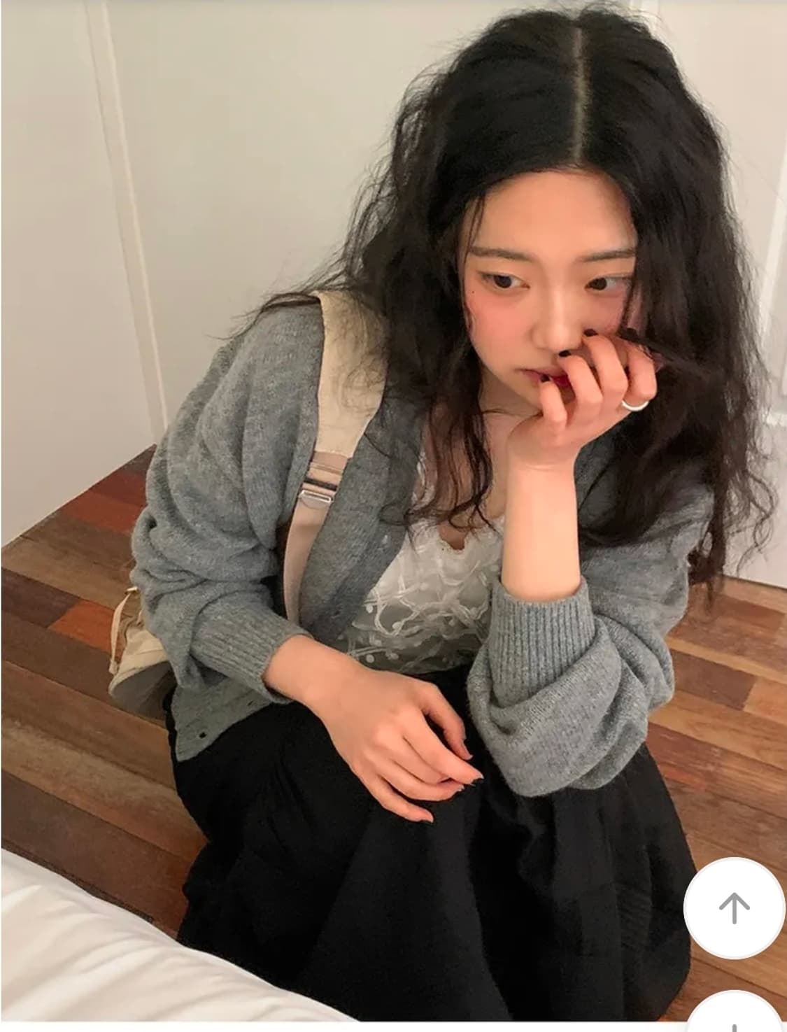 [새상품] 나이니 레이어드 뷔스티에 슬리브리스 상품이미지5