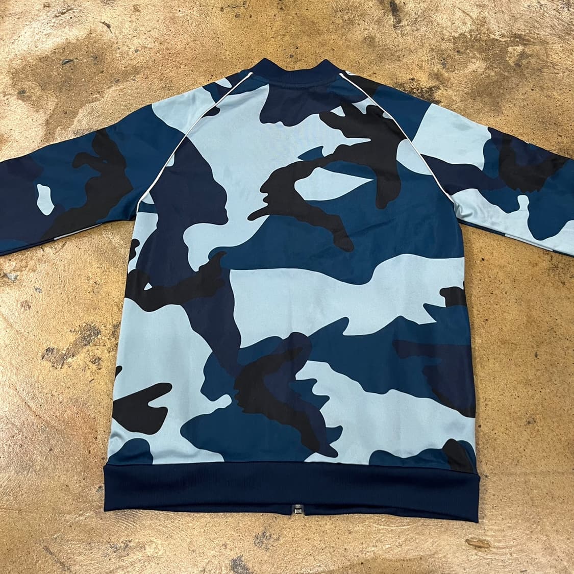 아디다스 블루 청 카모 밀리터리 져지 트랙탑 상품이미지3