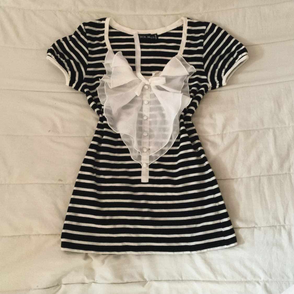 세실맥비 셔츠 긱시크 로걀탑 오네갸루 너드 모리 키치 빈티지 블라우스 상품이미지1