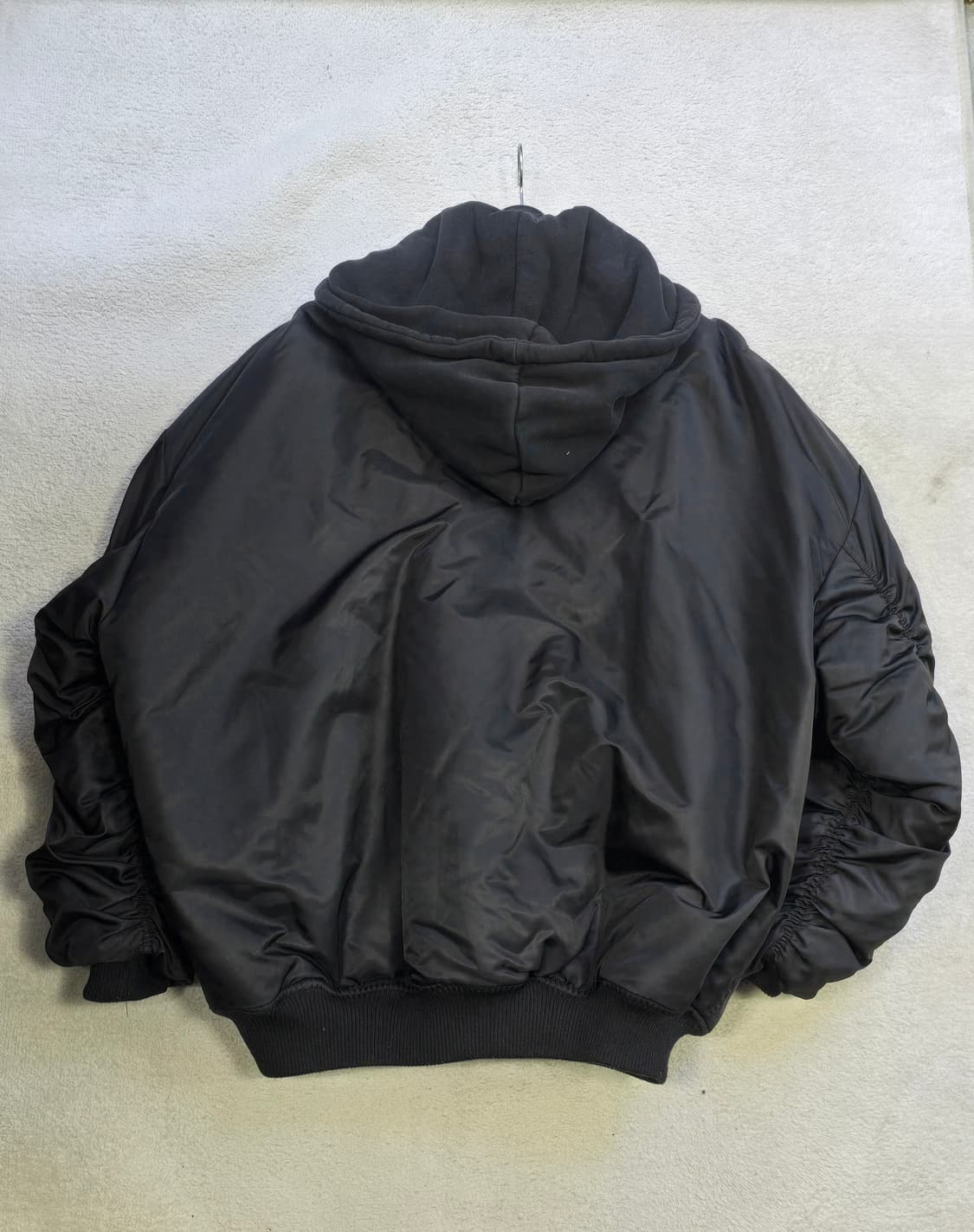 제곱 X2 블랙 항공점퍼 패딩 XL 상품이미지3