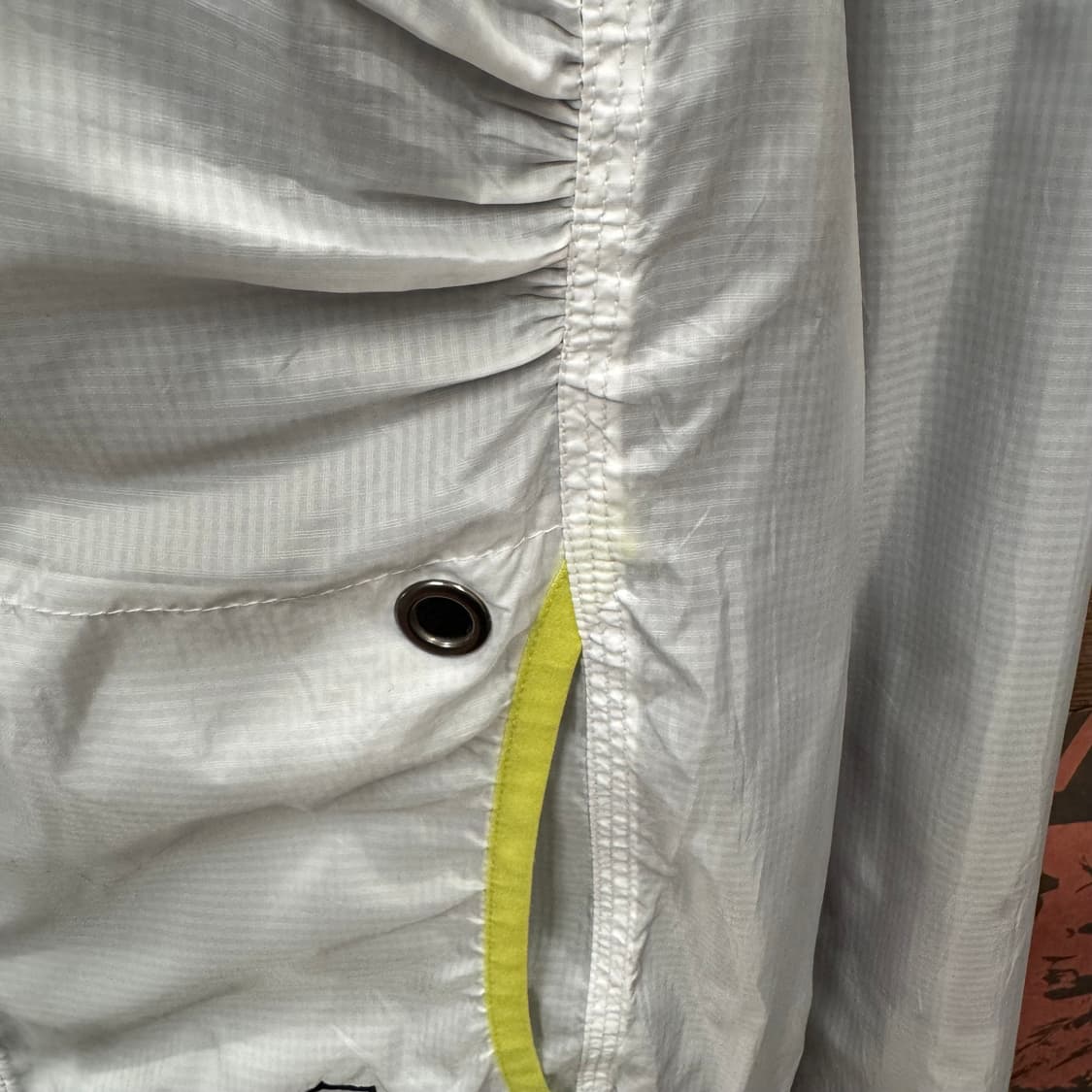 할리데이비슨 우먼스 경량 바람막이 후면 레터링 로고 포인트 화이트 상품이미지9