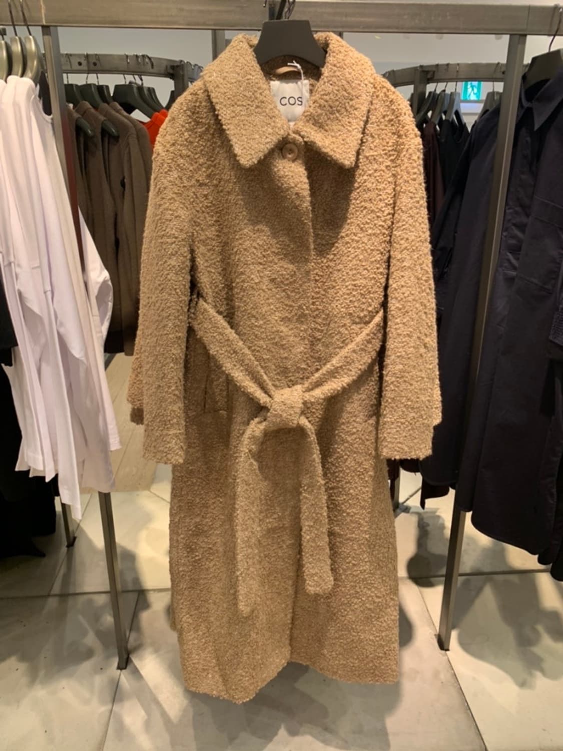 COS 코스 부클레 울 코트 상품이미지2