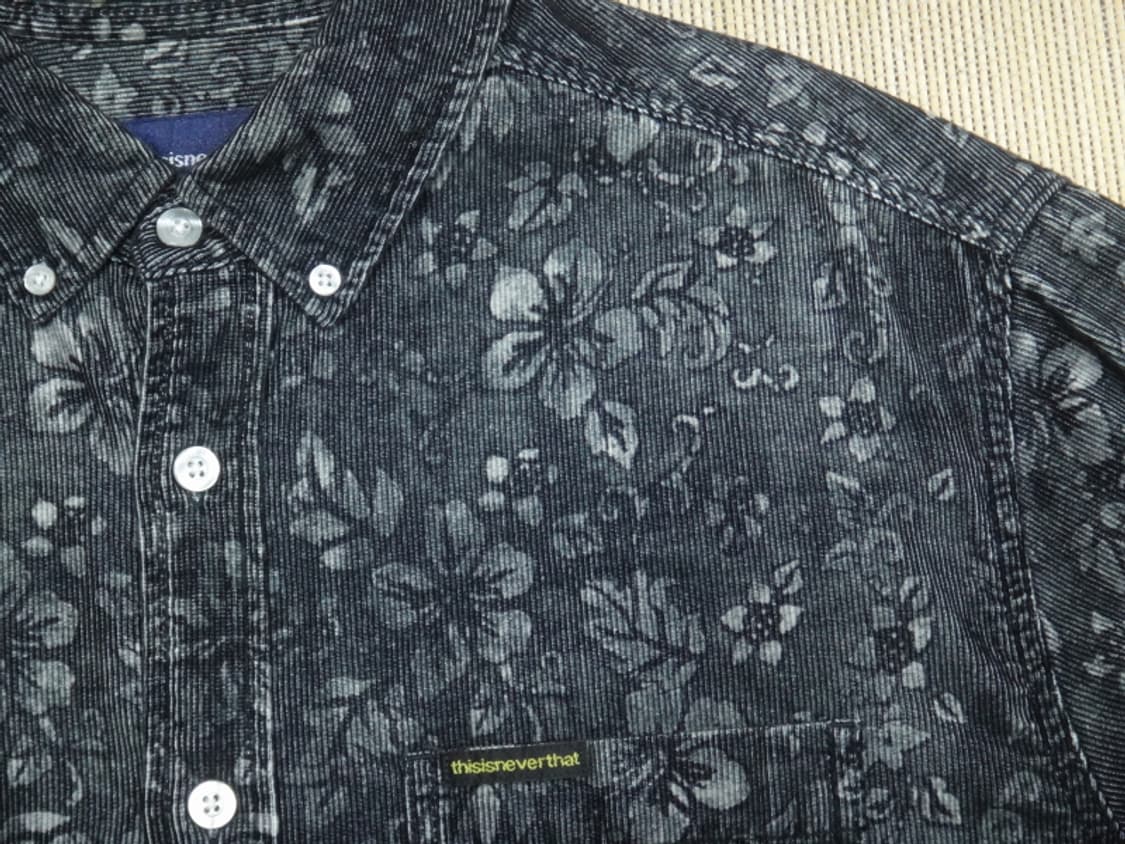 (M) 디스이즈네버댓 남성 Floral Corduroy Shirt 상품이미지5
