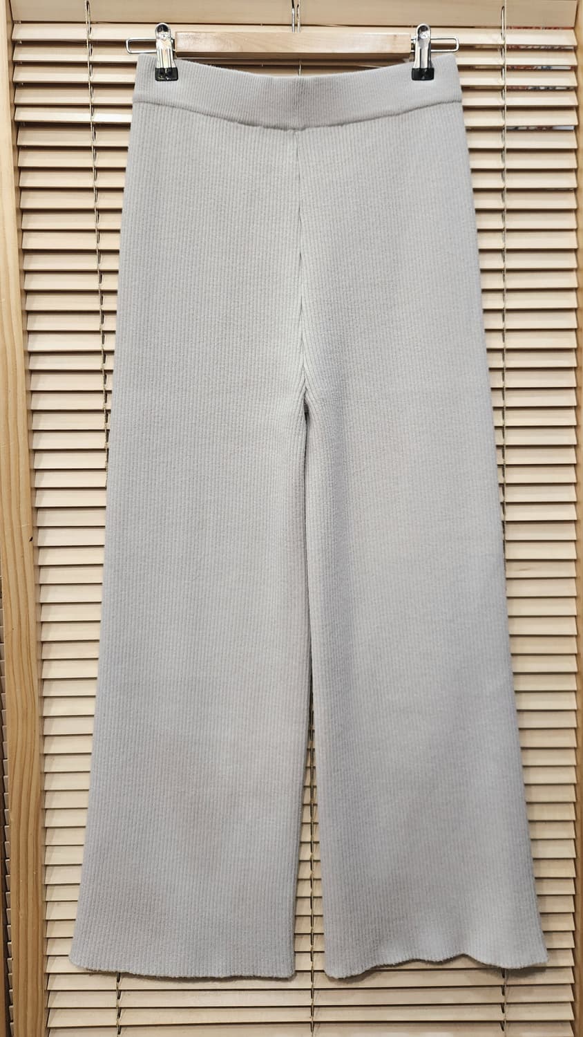 (새상품)위뜨 골지니트 와이드 팬츠 상품이미지3