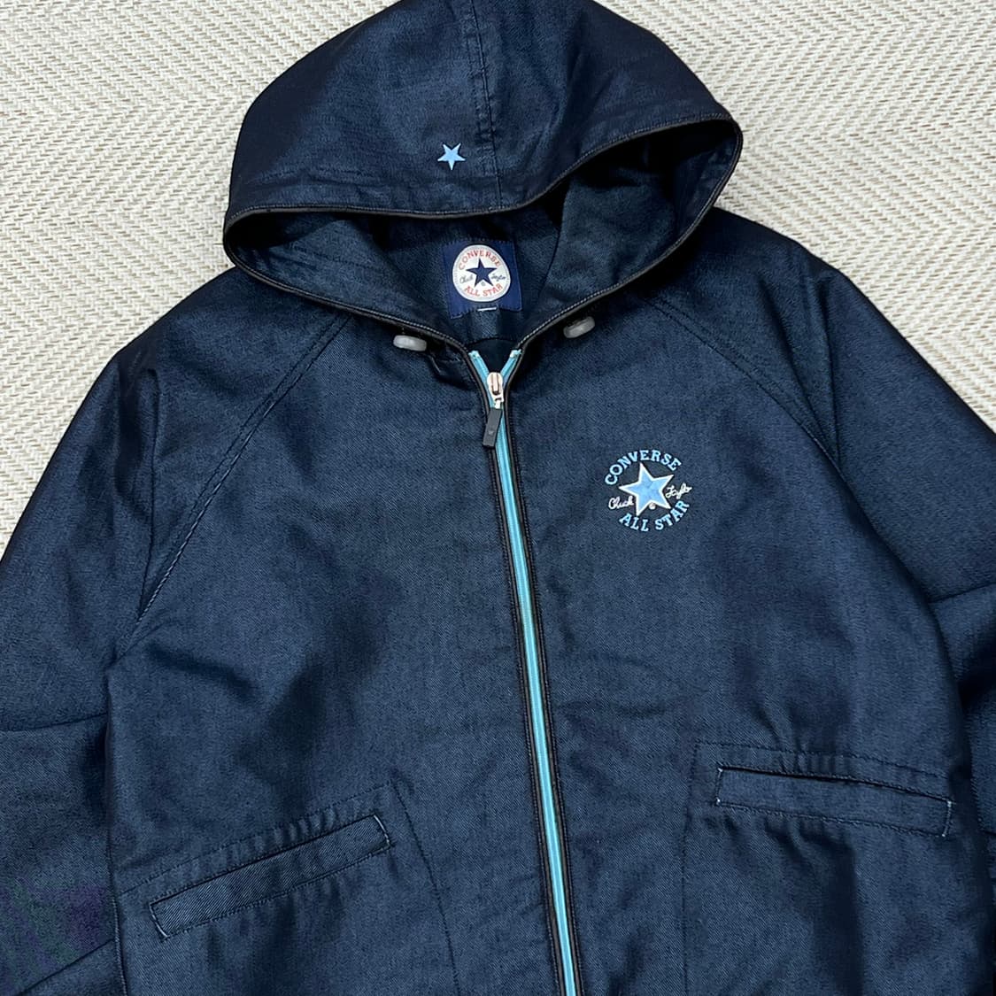 컨버스 데님 후드집업 r3303 상품이미지4