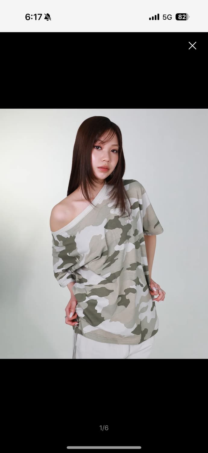 NYXX (엔와이엑스엑스) 원숄더 반팔티 새상품 상품이미지2