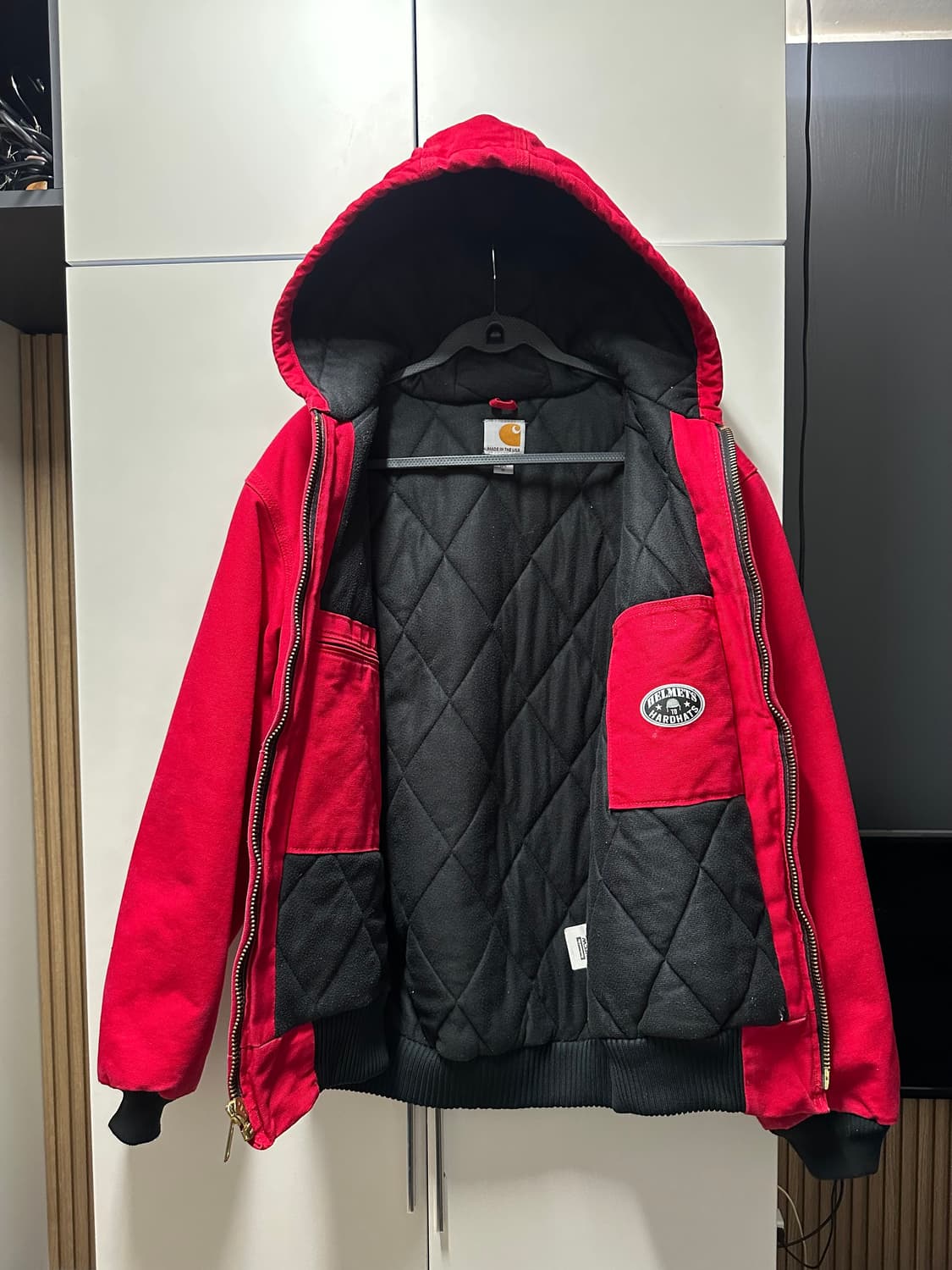 칼하트 액티브 자켓 레드 M 상품이미지2