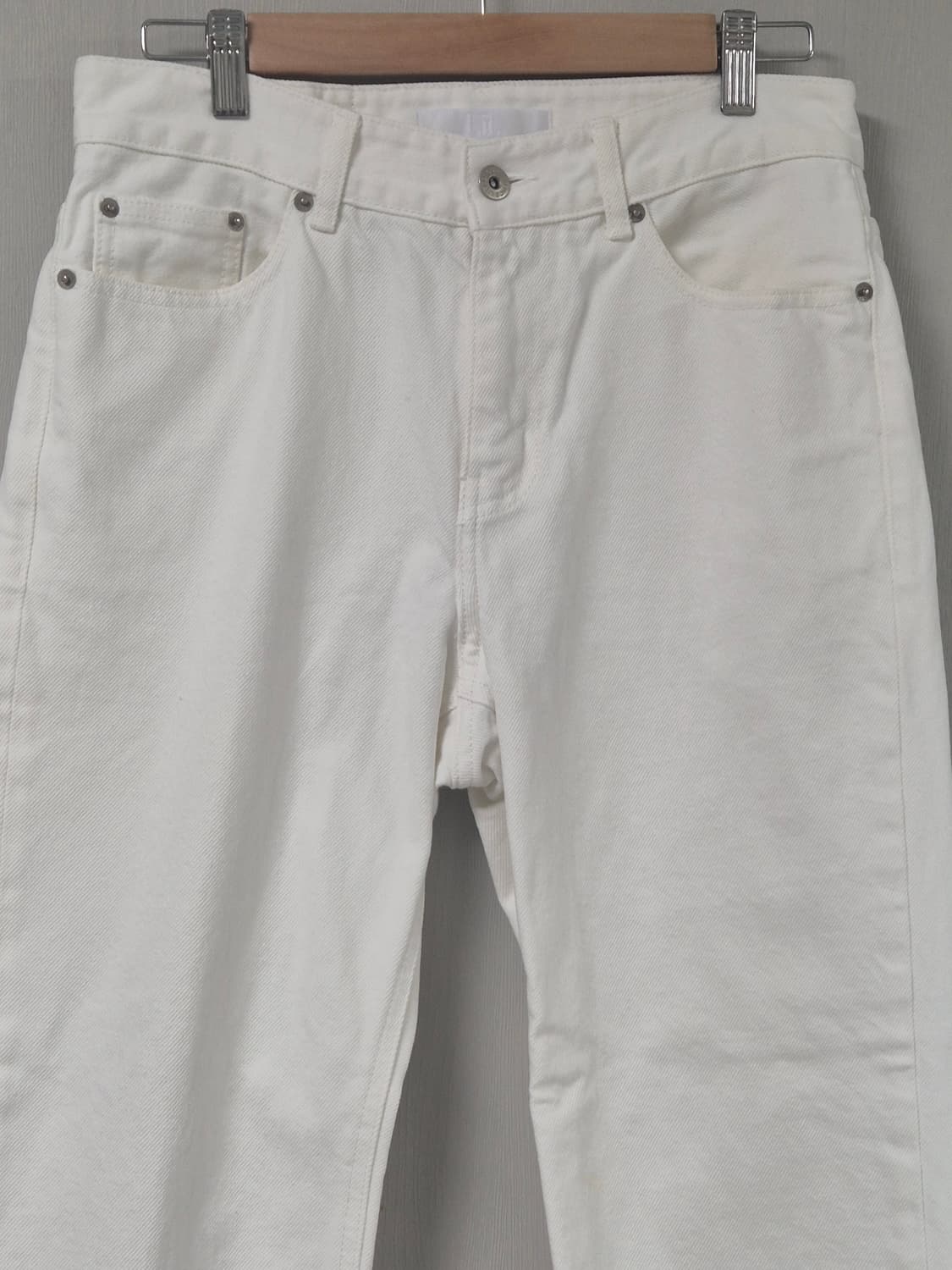 화이트 세미와이드 데님 30인치 (상태최상) 상품이미지3