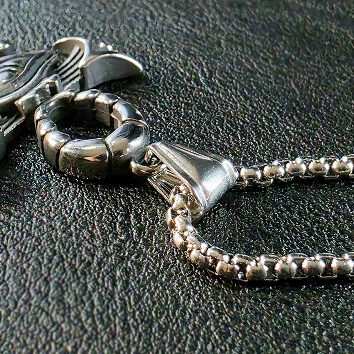 Vestige 티타늄 펜던트 빈티지 엔틱 일루미나티 앙크 눈 남자 목걸이 상품이미지4