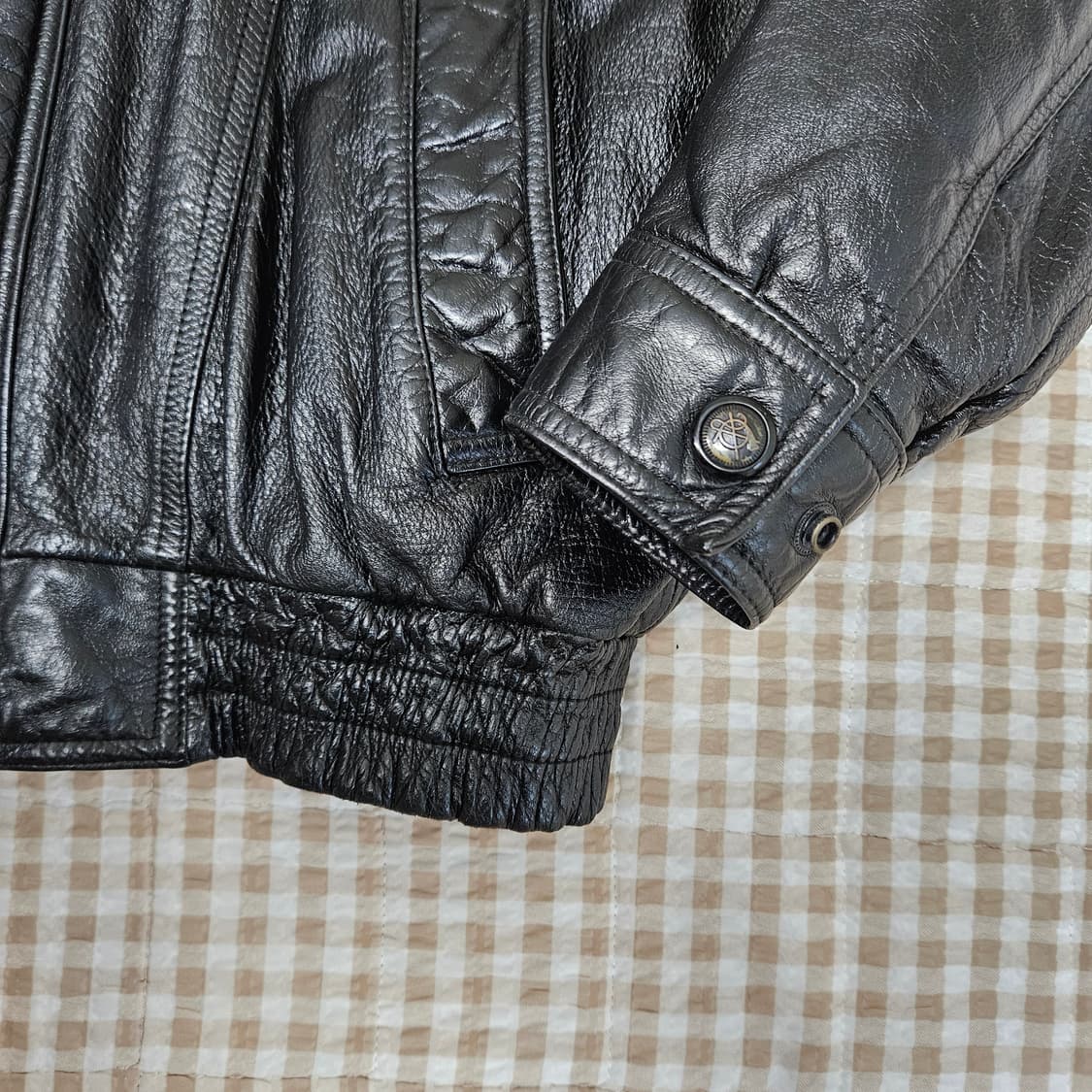 언더우드 소가죽100 봄버자켓 남자100 상품이미지4