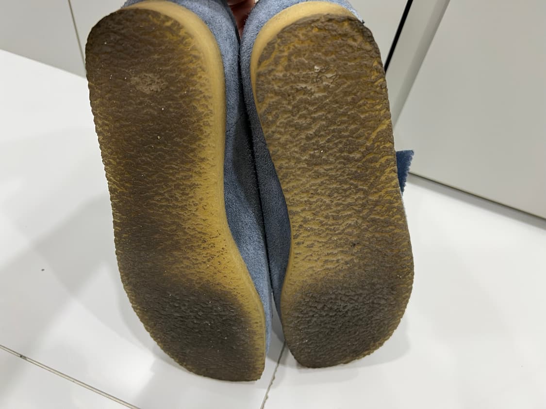 클락스 왈라비 블루 스웨이드 265mm(미국판) 1회 착용 상품이미지5