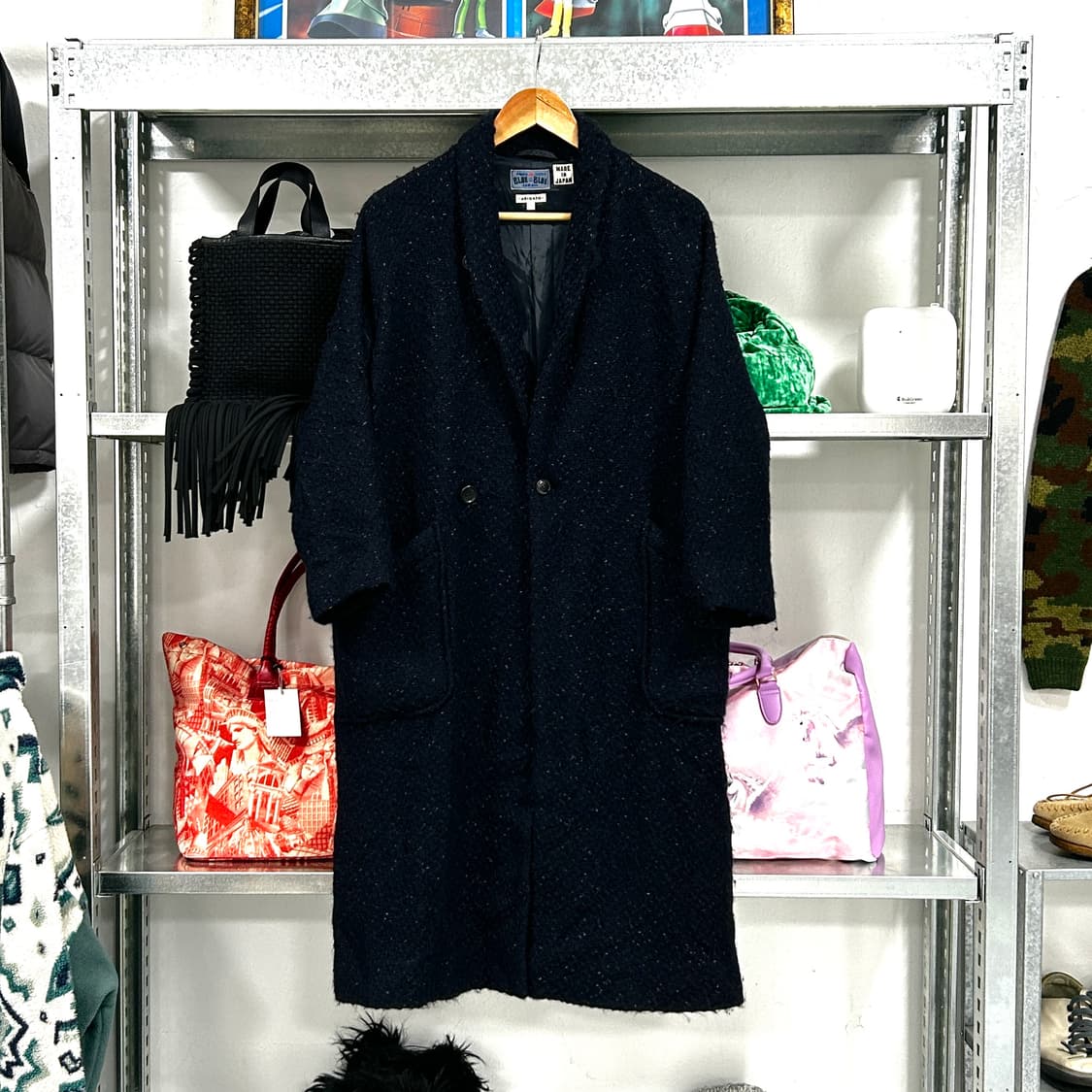 블루블루 재팬 울 인디고 코트 상품이미지1