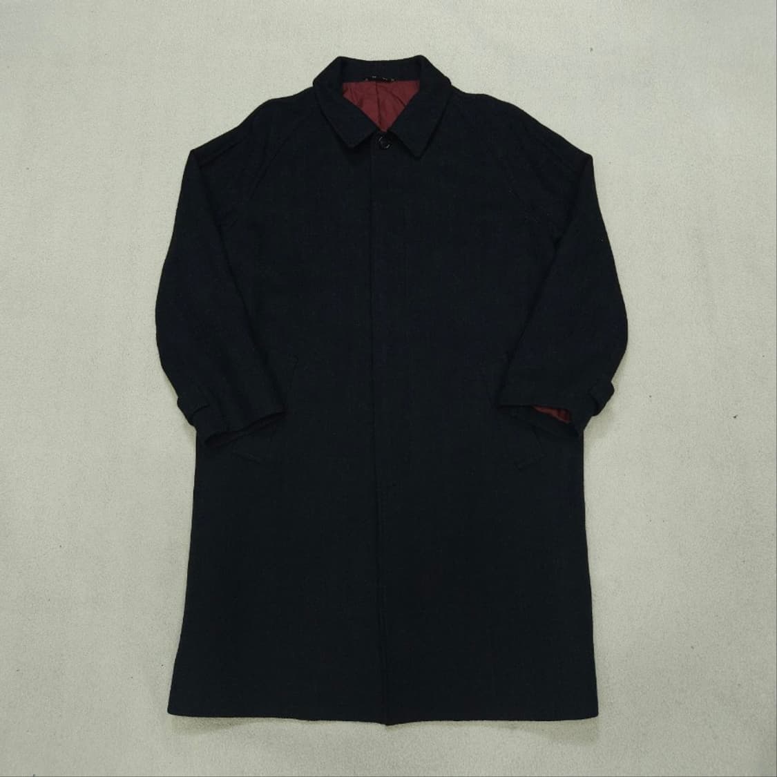 브룩스 브라더스 안젤리코 울 헤링본 발마칸 코트 XXL 상품이미지4