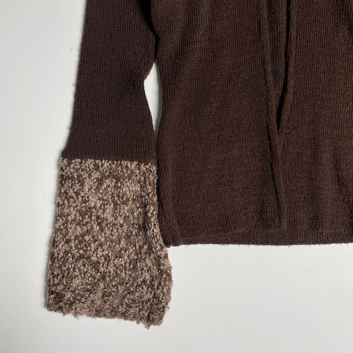 Kodja 부클 라펠 슬리브 가디건 (france)   상품이미지5