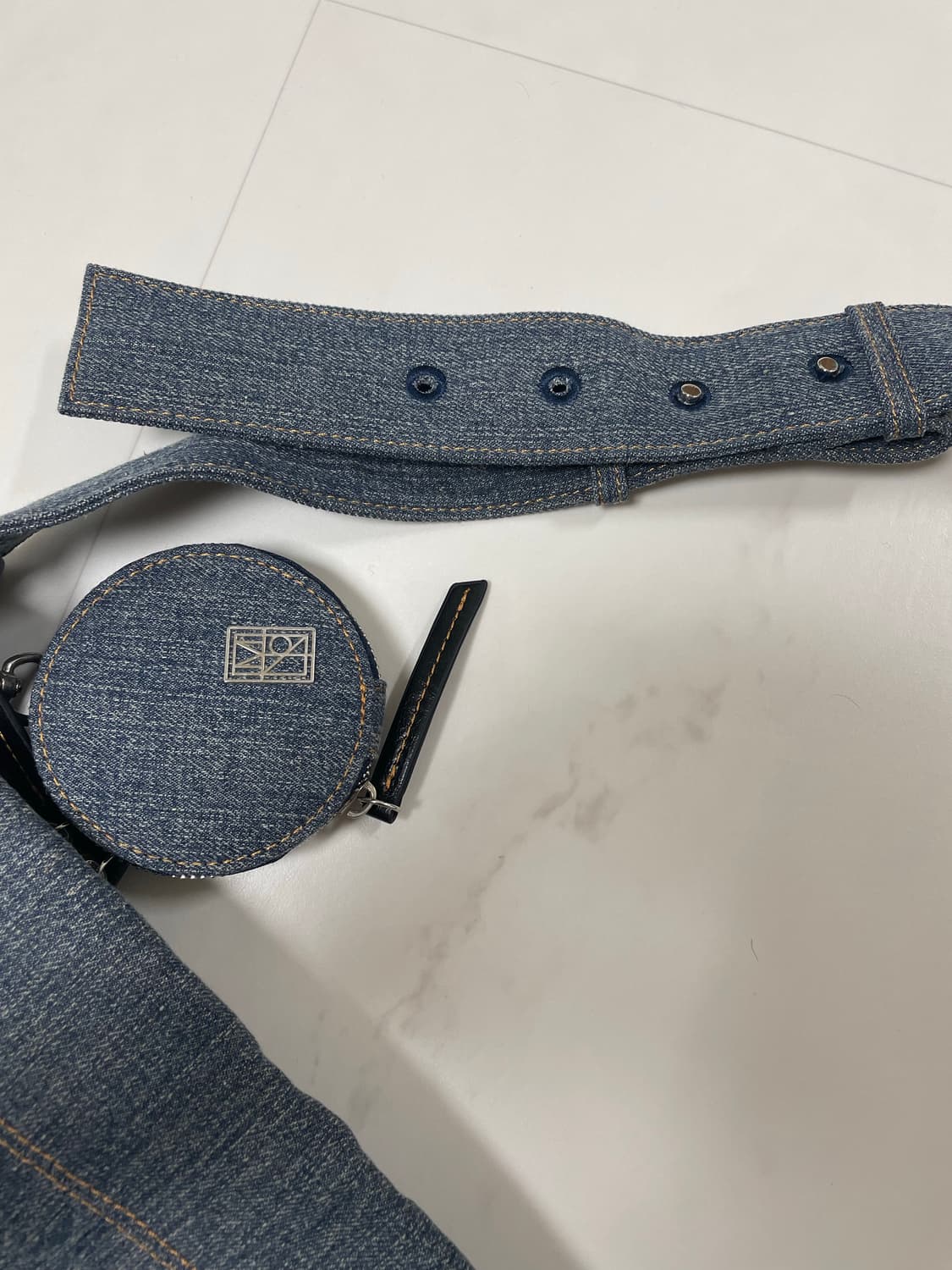 밈더워드로브 몬타 데님 메신저백 상품이미지3