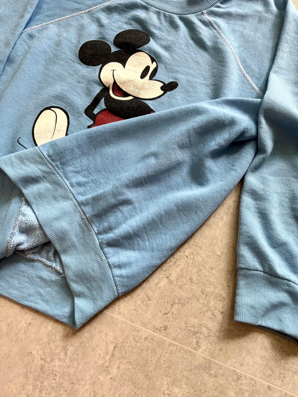 80's 월트 디즈니 오리지널 미키 마우스 스웻셔츠 L 상품이미지5