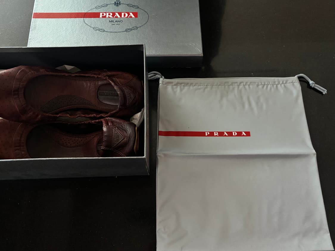 프라다 발레 플랫 빈티지 상품이미지2