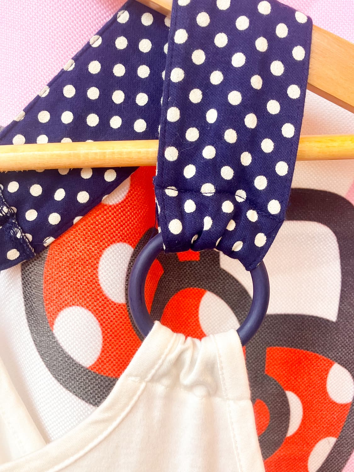 jpn 도트 코튼 슬리브리스 상품이미지3