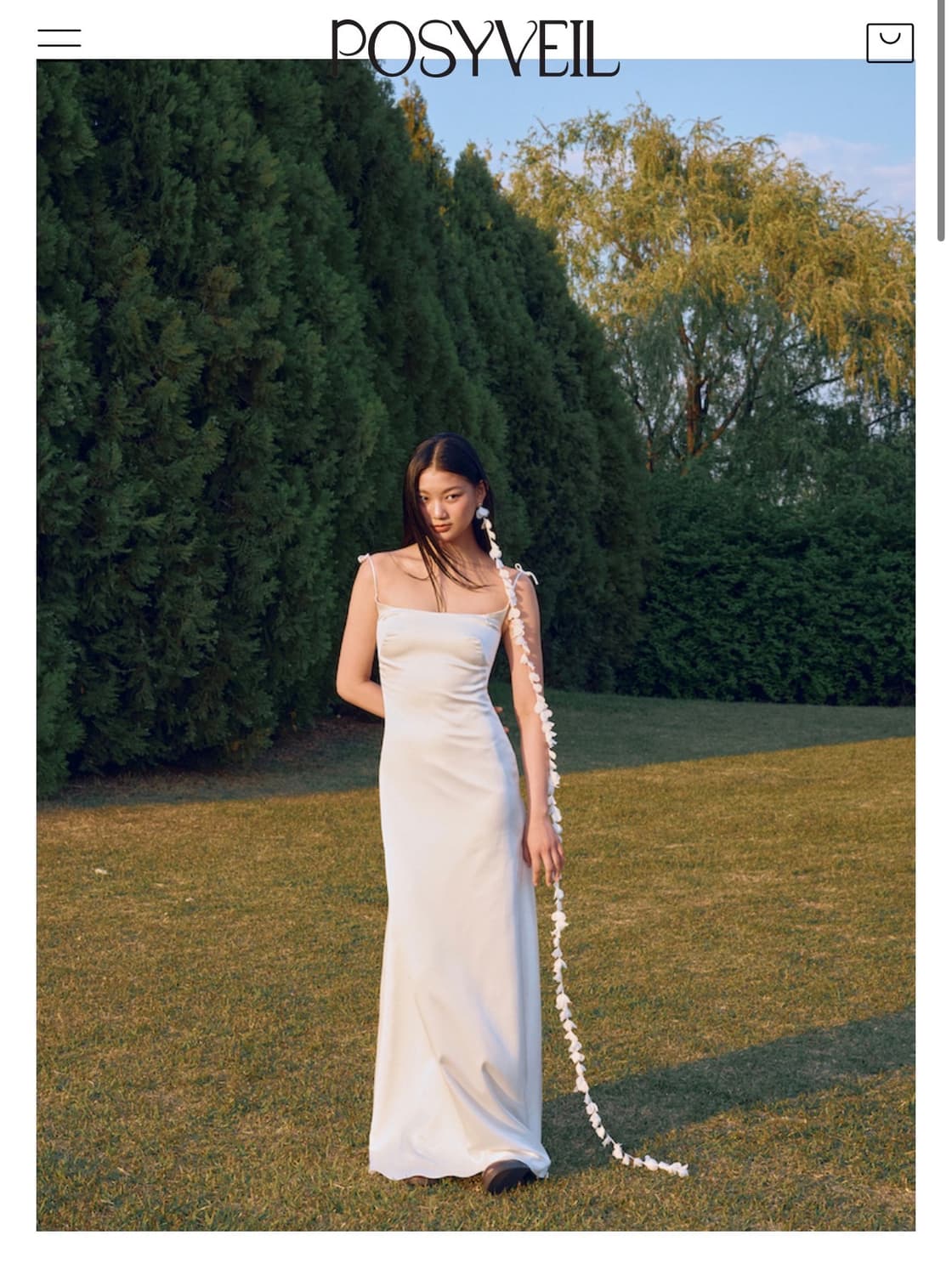 포지베일 LONG LILY DROP EARRING (귀찌) 상품이미지2