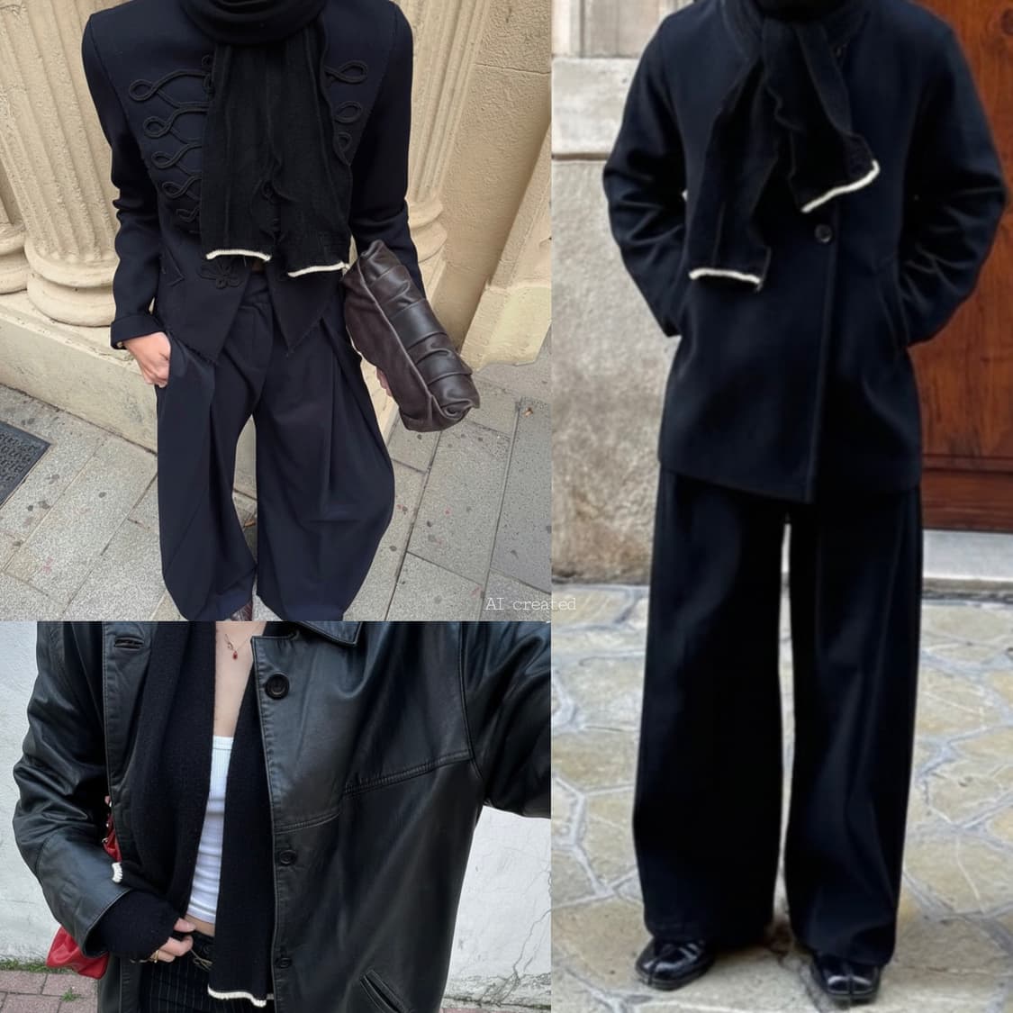 00s GIVENCHY 울 니트 넥웨어 머플러 상품이미지2