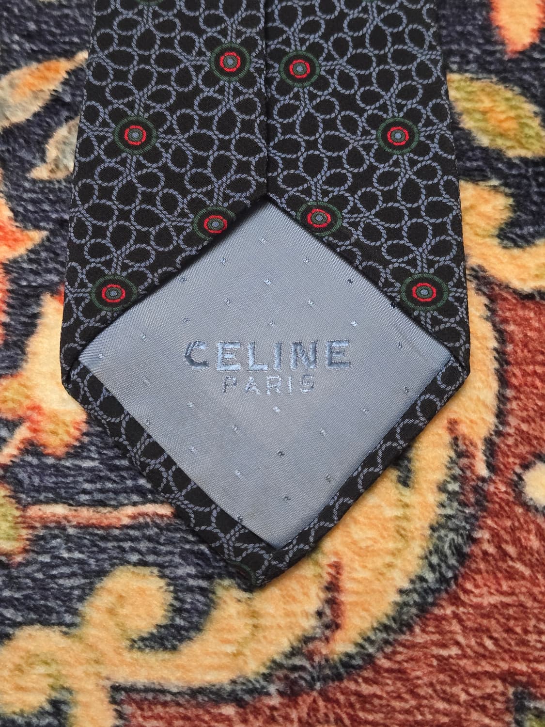 셀린느 CELINE 실크 클래식 패턴 넥타이 상품이미지6