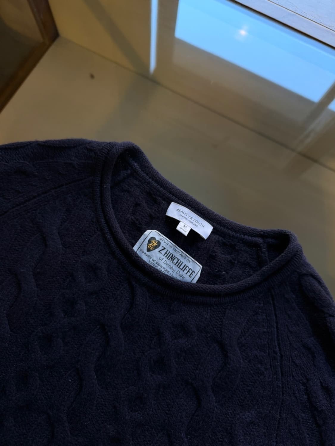 유나이티드 애로우 램스울 니트 슬림100 상품이미지7