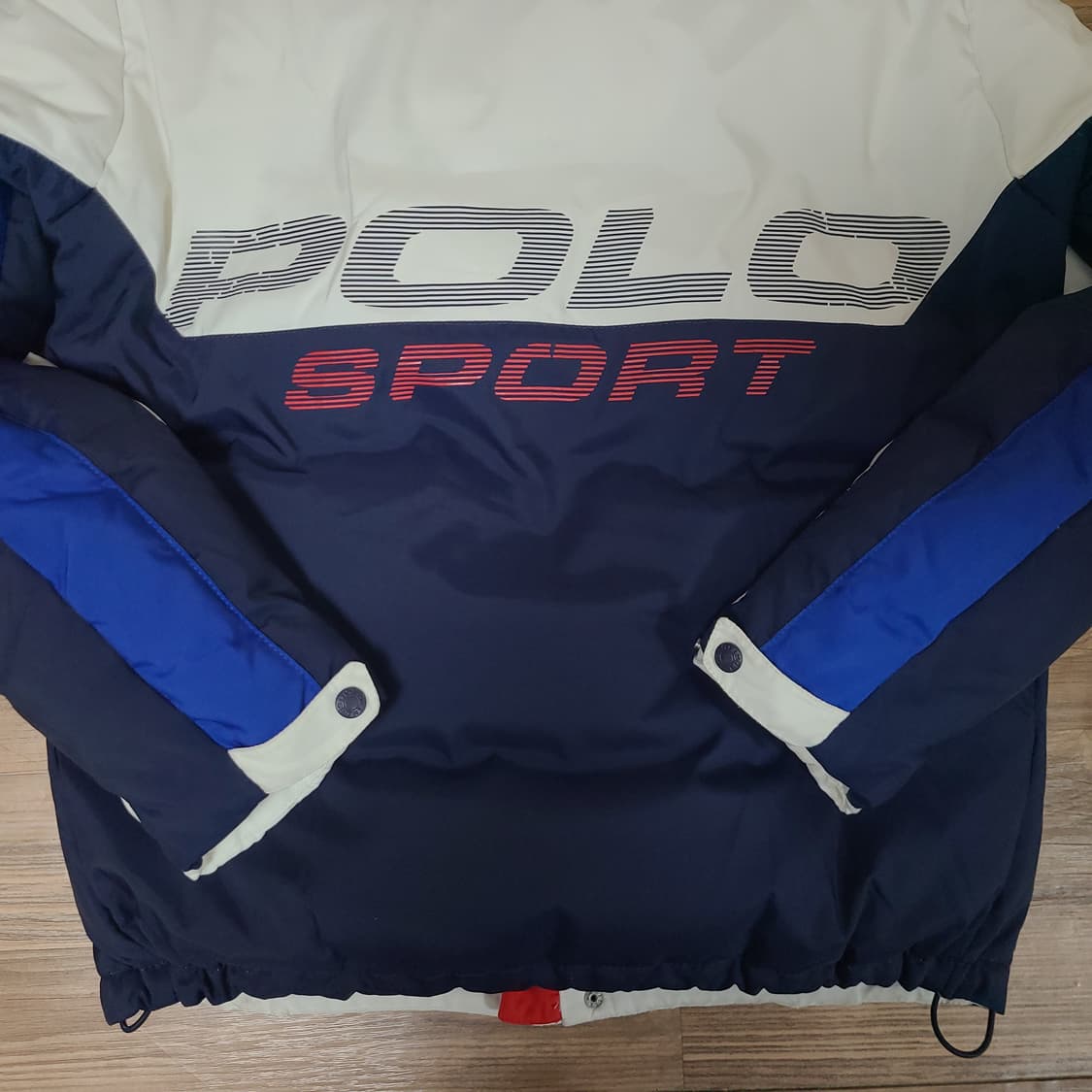 [M100]90s~00s 빈티지 폴로 스포츠 스펠아웃 덕다운 패딩 점퍼 상품이미지3