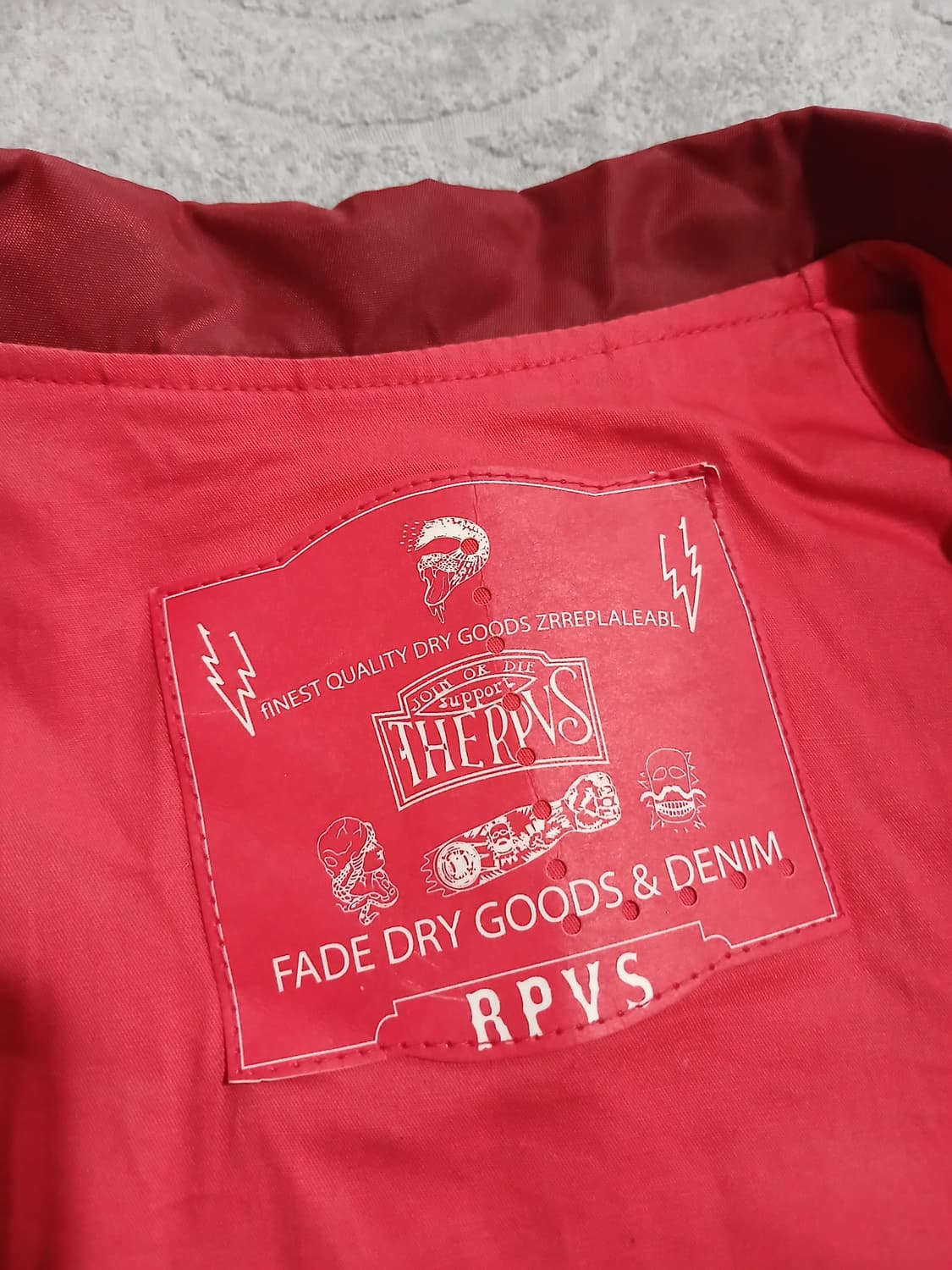 RPVS RESPECT 빈티지 라이더 코치 자켓 (L) 상품이미지6