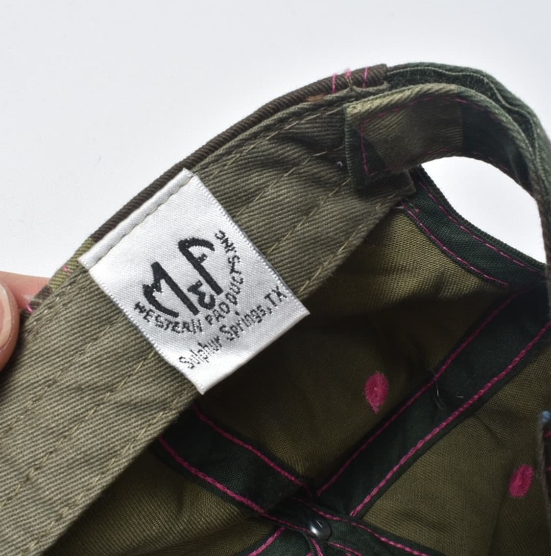 카모 밀리터리 스컬 스터드 볼캡 모자 F M25052736 상품이미지2