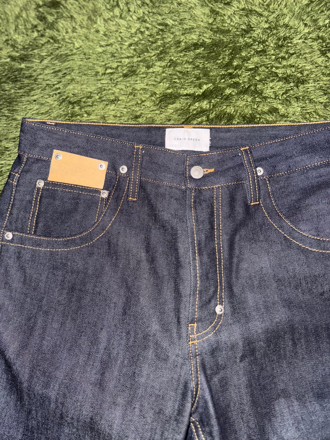 [S] Craig Green 크레이그 그린 엠브로이더리 홀 셀비지 진 상품이미지3