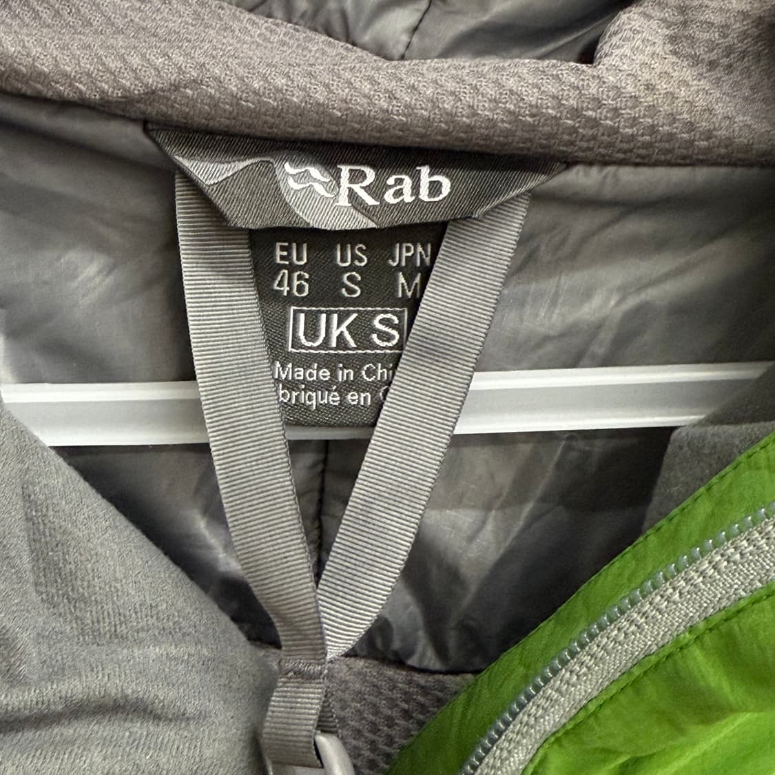 Rab 잉글랜드 고프고어 그린 바람막이 UK S 상품이미지2