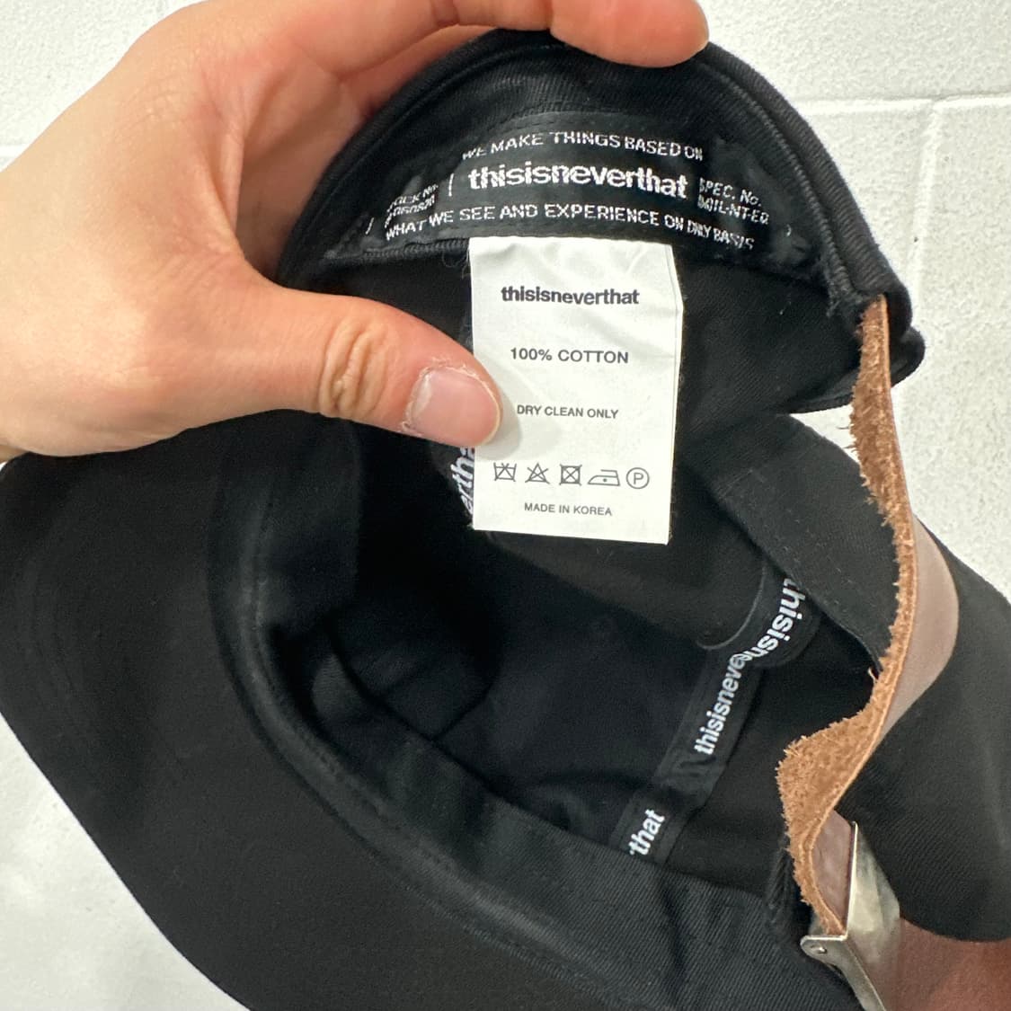 디스이즈네버뎃 캠프캡 상품이미지2