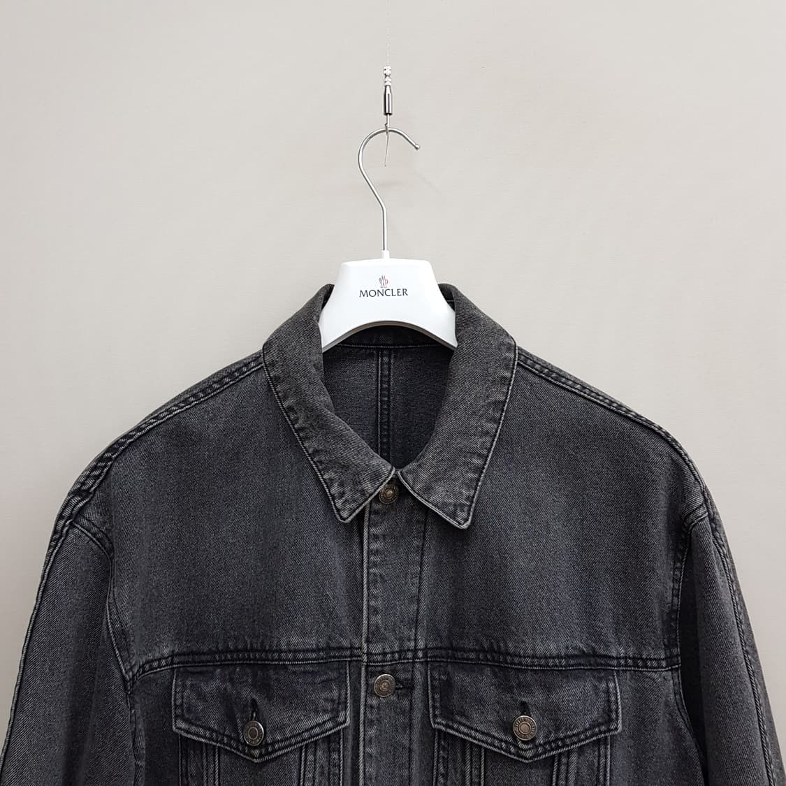 한섬 SYSTEM 시스템 2021 오버핏 데님 자켓 95사이즈 상품이미지2