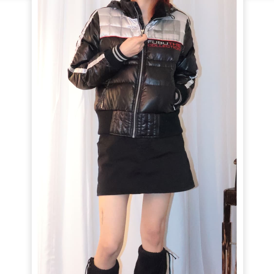 FUBU Hooded Bomber Short jk 상품이미지3
