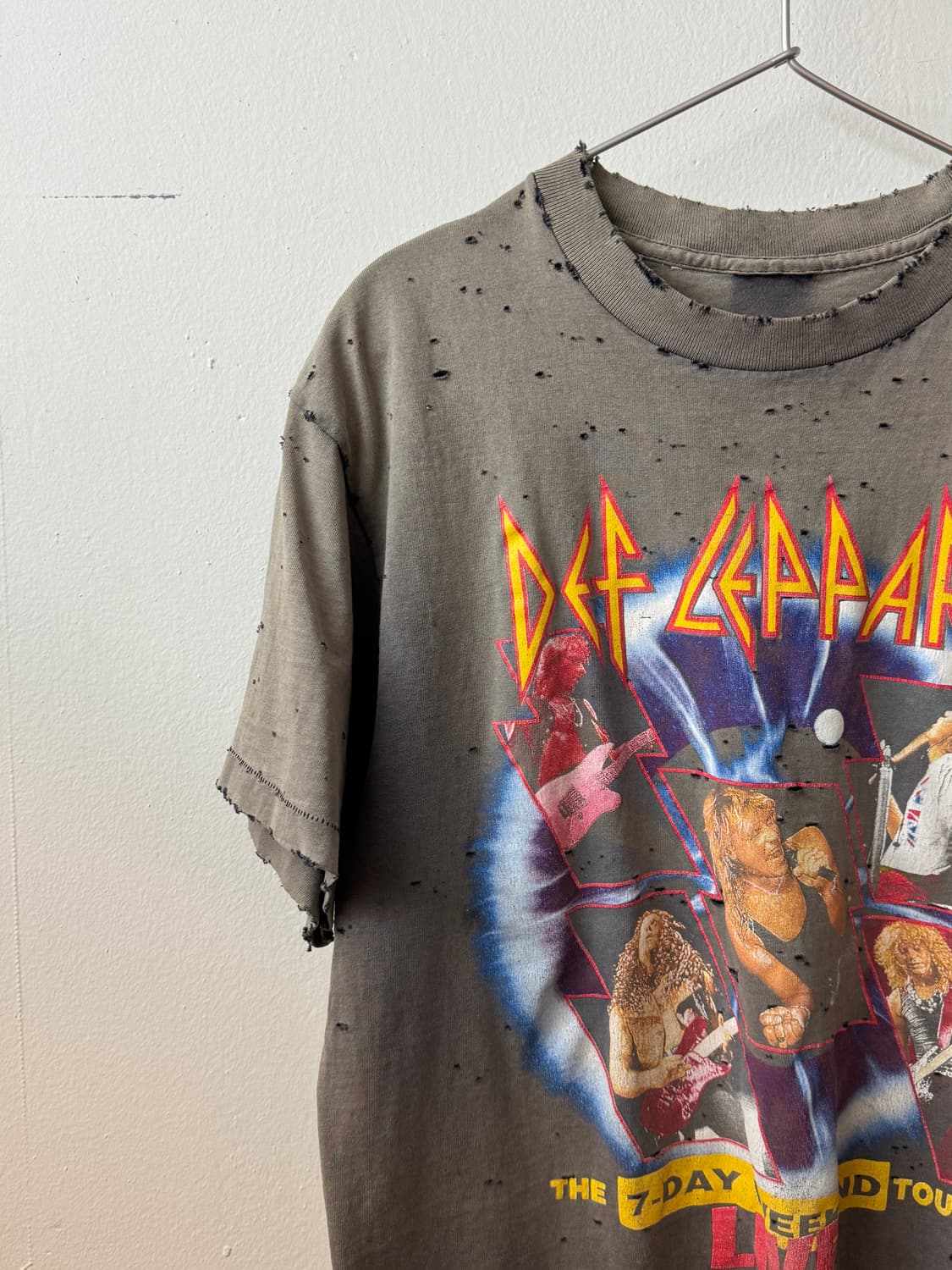 90s def leppard tour faded t shirt 상품이미지2