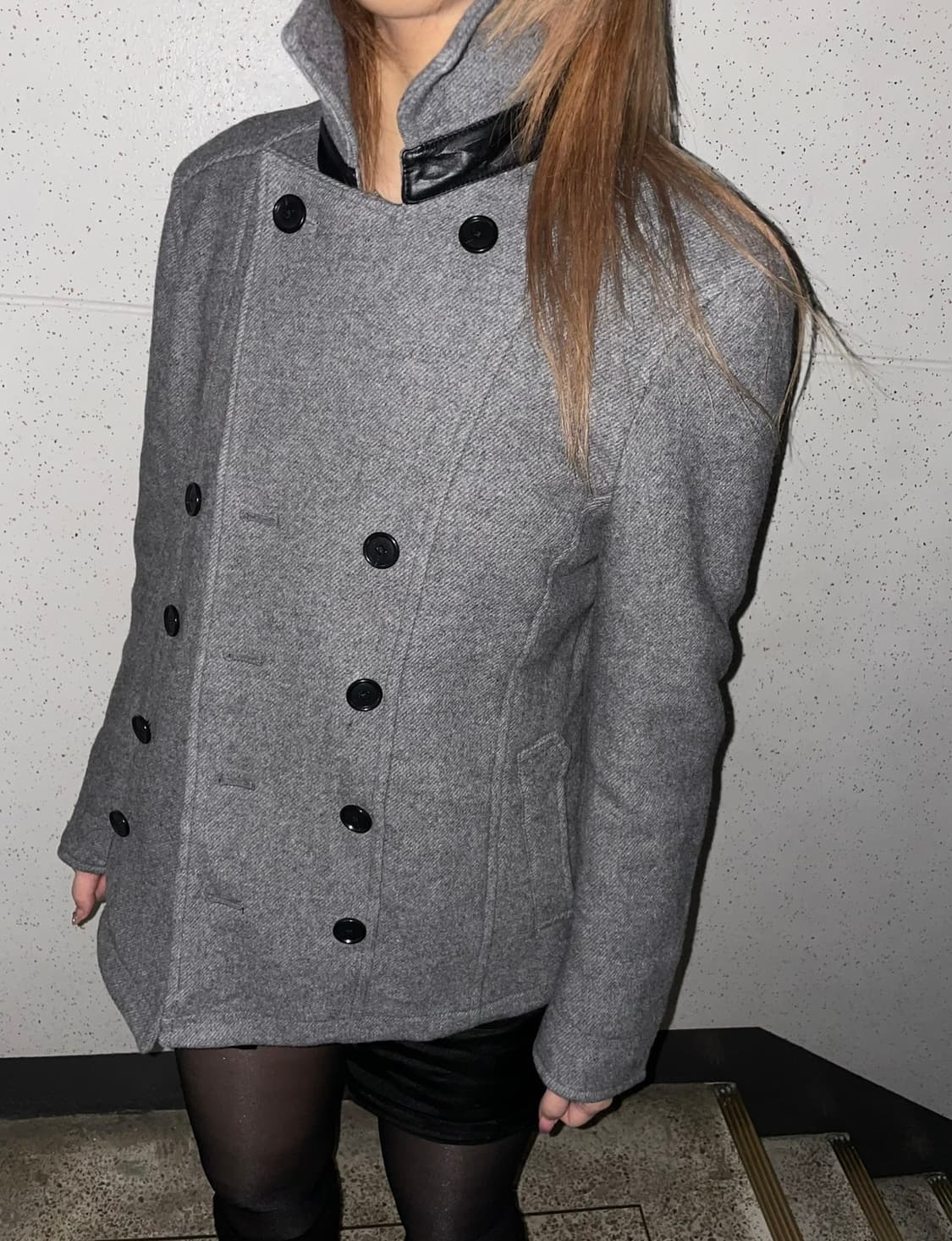 미쉘클랑옴므 하이넥더블브레스트피코트 나폴레옹유니섹스핀터레스트 버즈릭슨st 상품이미지4