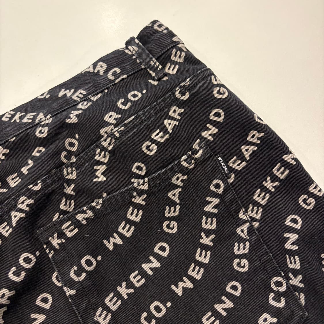 [XL] 위캔더스 위켄드기어 컴퍼니 패턴 데님 팬츠 D615 상품이미지6