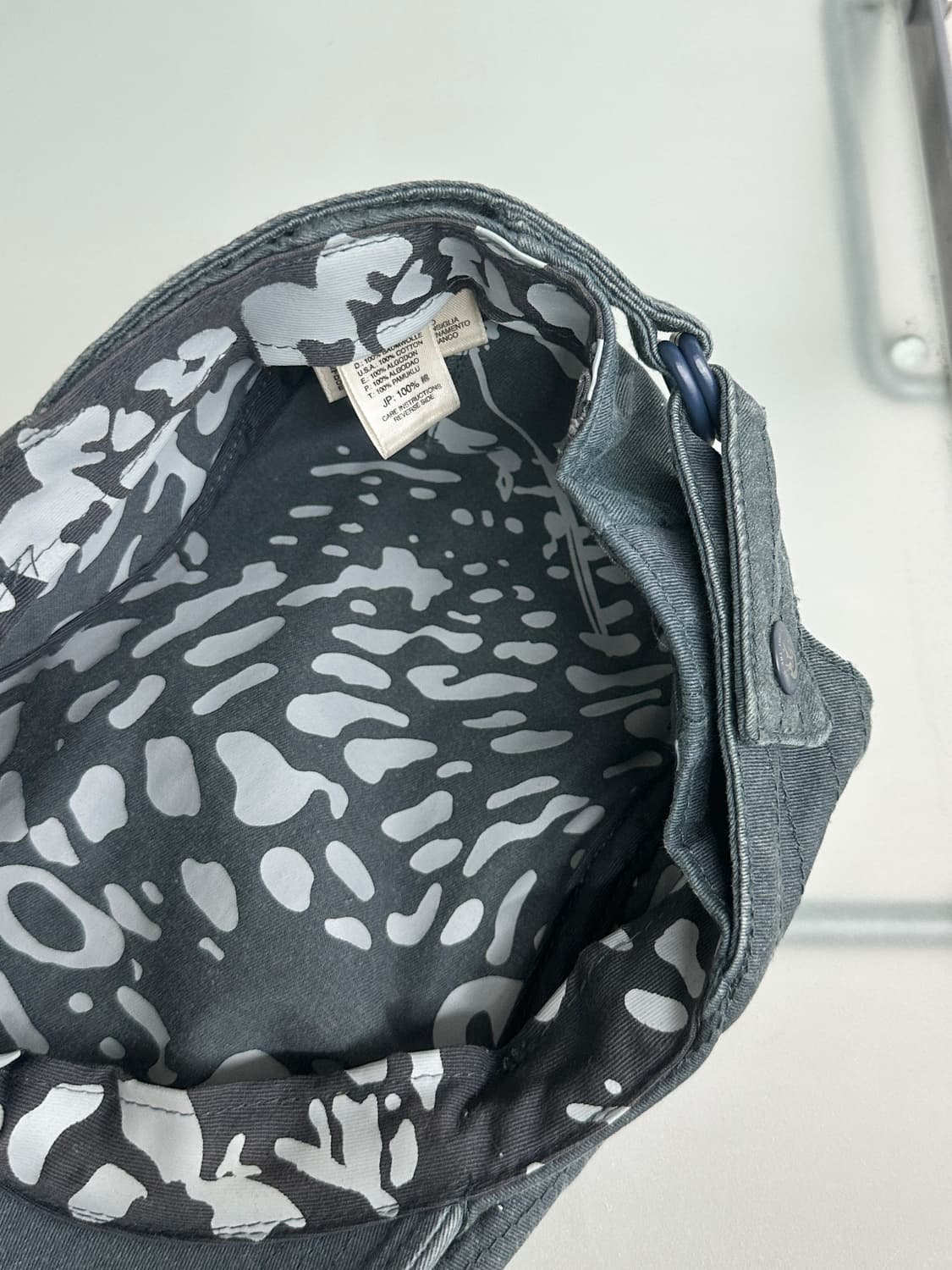 디젤 디스트레스 페인팅 헌팅캡 상품이미지4