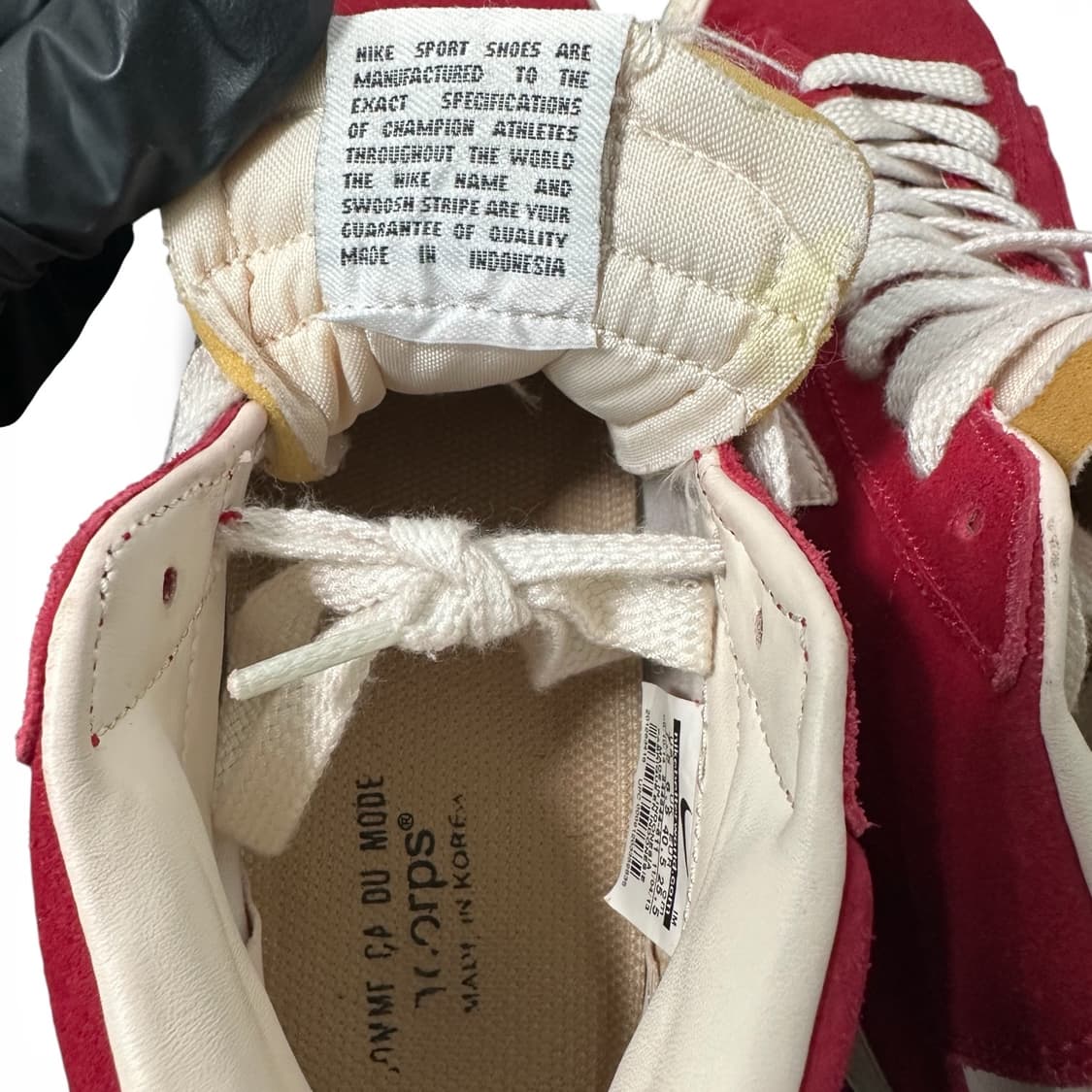 나이키 블레이저 미드 스웨이드 하이탑 스니커즈 레드 상품이미지5