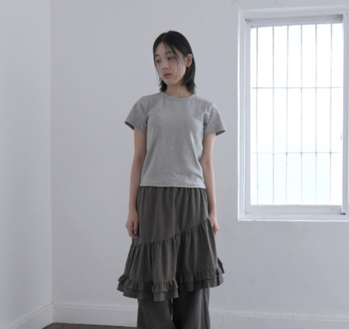 히피디피 kara midi sk 빈티지 스커트 상품이미지1