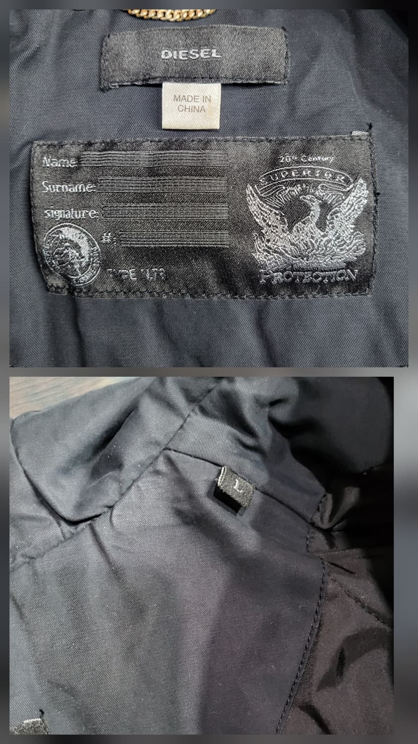 디젤 야상 하프자켓 상품이미지7