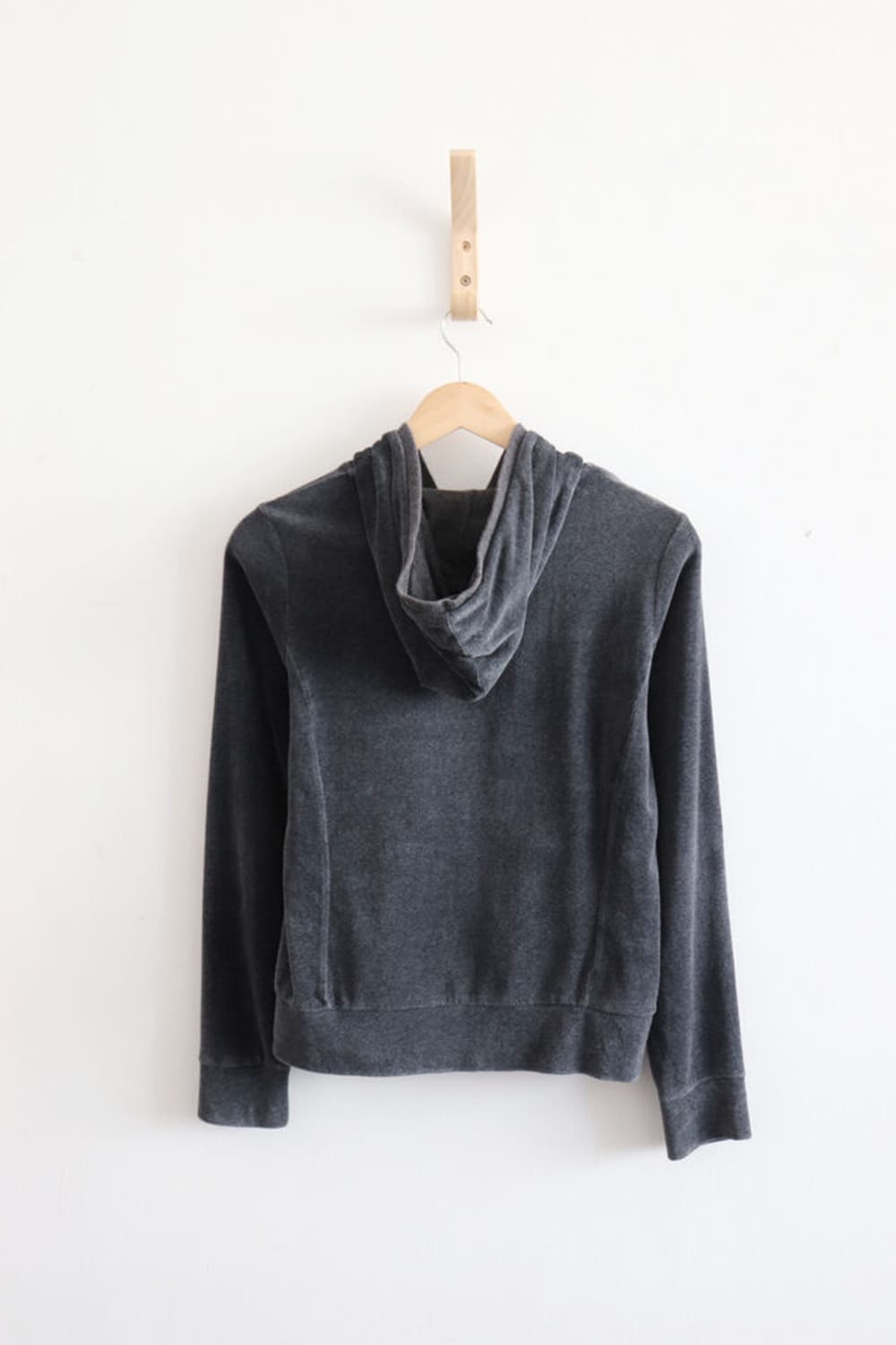 Velour parka uniqlo hood zip up 상품이미지5